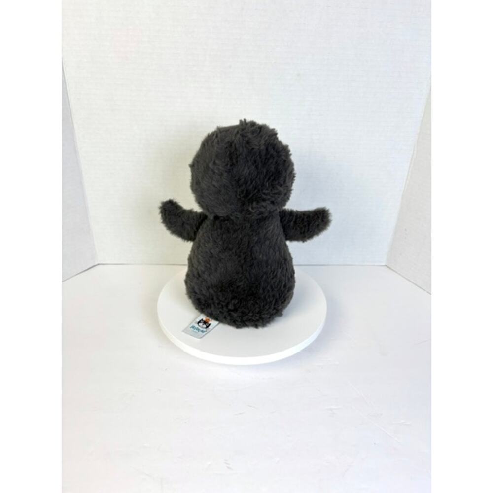 Jellycat Peanut Penguin Plush Medium 9" Authentic Stuffed Animal Toy Grey White - Picture 4 of 13